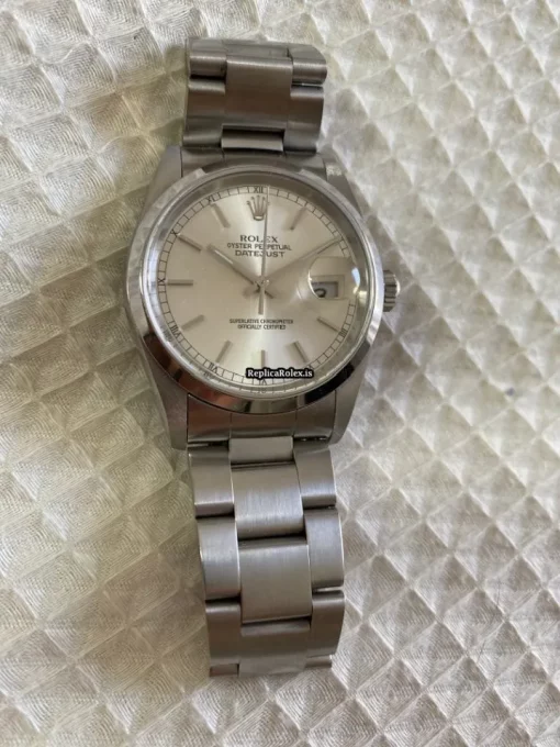 Mind-boggling Replica Rolex Datejust 16200 Caliber 3135 Automatic Movement 36mm Steel Case Mens/unisex Watch - Image 7