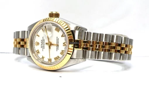 Luxury Knockoff Rolex Lady-datejust 69173 Caliber 2135 Automatic Movement 26mm Gold/steel Case Womens Watch - Image 2