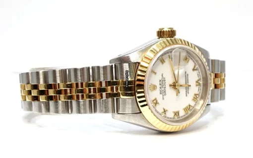 Luxury Knockoff Rolex Lady-datejust 69173 Caliber 2135 Automatic Movement 26mm Gold/steel Case Womens Watch - Image 3