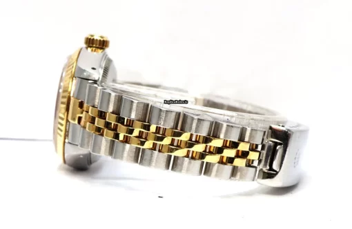 Luxury Knockoff Rolex Lady-datejust 69173 Caliber 2135 Automatic Movement 26mm Gold/steel Case Womens Watch - Image 6