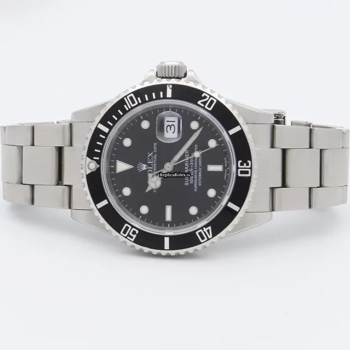 Reliable Replica Rolex Submariner Date 16610 Caliber 3135 Automatic Movement 40mm Steel Case Mens/unisex Watch - Image 4