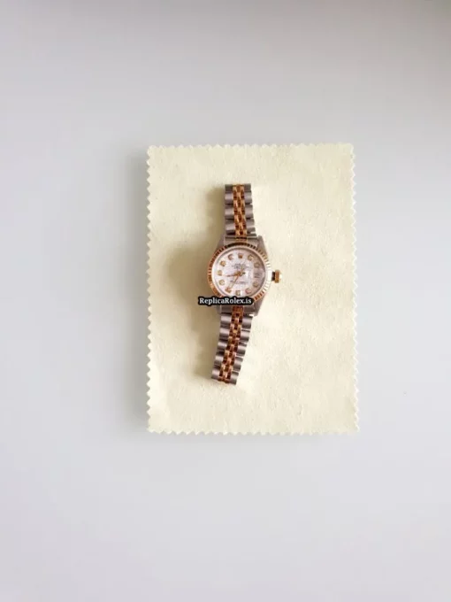 Marvellous Replica Rolex Lady-datejust 69173 Automatic Movement 26mm Gold/steel Case Womens Watch - Image 10