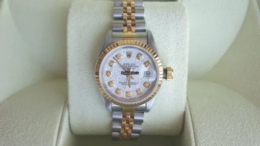 Marvellous Replica Rolex Lady-datejust 69173 Automatic Movement 26mm Gold/steel Case Womens Watch - Image 2