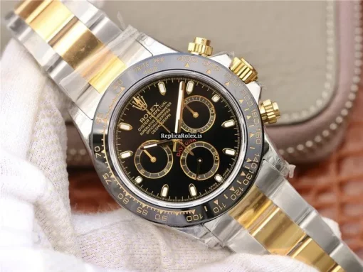 Epic Fake Rolex Daytona 116503 Caliber 4130 Automatic Movement 40mm Gold/steel Case Mens/unisex Watch - Image 3