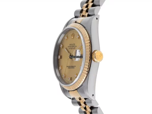 High-end Fake Rolex Datejust 16233 Caliber 3135 Automatic Movement 36mm Steel Case Mens/unisex Watch - Image 2
