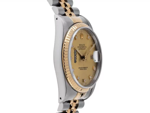 High-end Fake Rolex Datejust 16233 Caliber 3135 Automatic Movement 36mm Steel Case Mens/unisex Watch - Image 3