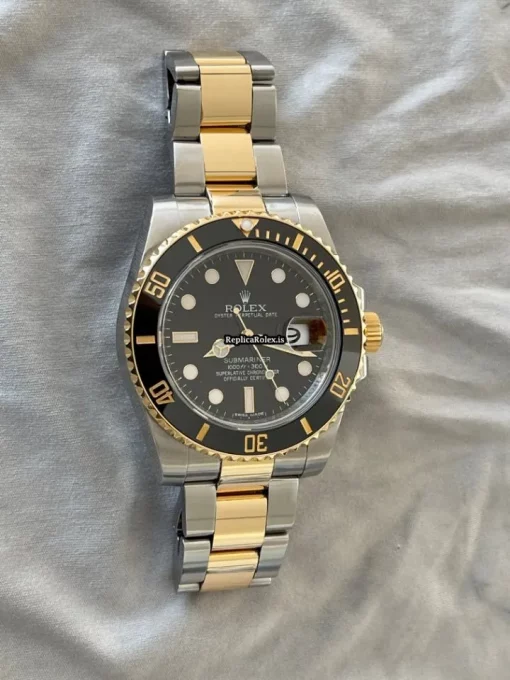 Wholesale Replica Rolex Submariner Date 116613ln Caliber 3135 Automatic Movement 40mm Gold/steel Case Mens/unisex Watch - Image 2