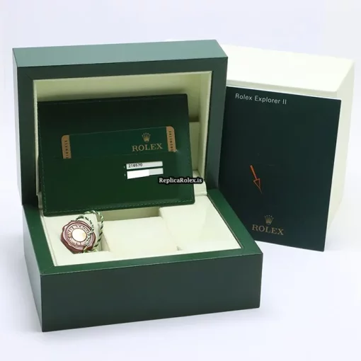 Mind-boggling Replica Rolex Explorer II 216570 Caliber 3187 Automatic Movement 42mm Steel Case Watch - Image 3