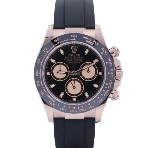 Wonderful Knockoff Rolex Daytona 116515ln Caliber 4130 Automatic Movement 40mm Rose Gold Case Mens/unisex Watch - Image 2