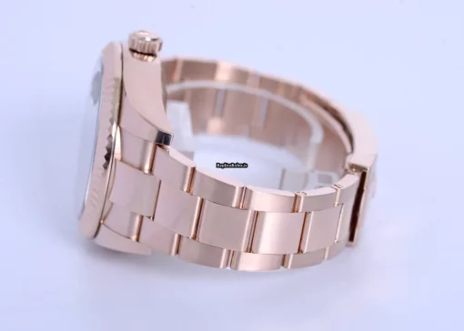 Defect Fake Rolex Sky-dweller 326935 Automatic Movement 42mm Rose Gold Case Mens/unisex Watch - Image 3