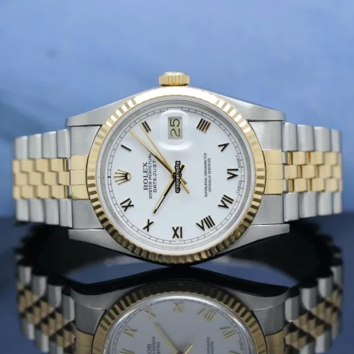 Top Replica Rolex Datejust 16233 Caliber 3135 Automatic Movement 36x42mm Gold/steel Case Mens/unisex Watch