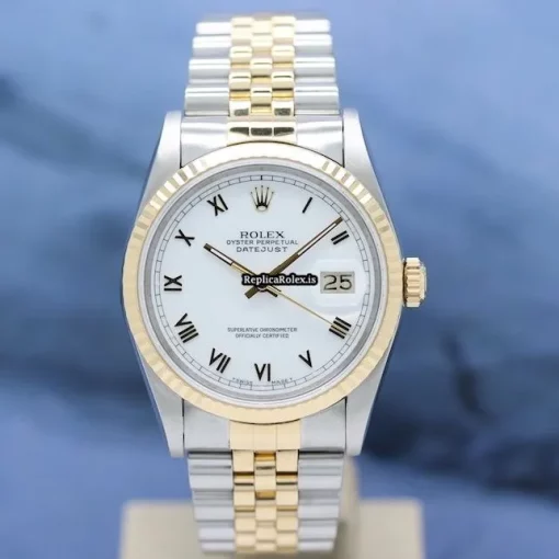 Top Replica Rolex Datejust 16233 Caliber 3135 Automatic Movement 36x42mm Gold/steel Case Mens/unisex Watch - Image 3