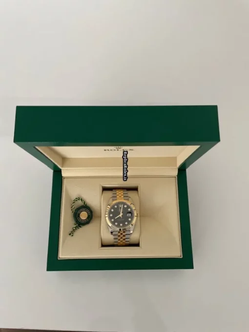 Defect Replica Rolex Datejust 126333-0006 Caliber 3235 Automatic Movement 41mm Gold/steel Case Mens/unisex Watch - Image 2