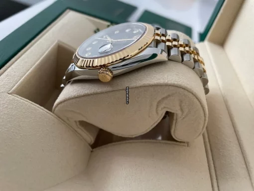 Defect Replica Rolex Datejust 126333-0006 Caliber 3235 Automatic Movement 41mm Gold/steel Case Mens/unisex Watch - Image 7