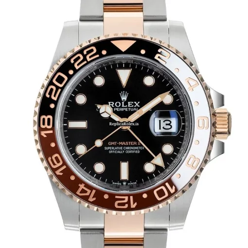 Discount Replica Rolex Gmt-master II 126711chnr Caliber 3285 Automatic Movement 40mm Gold/steel Case Watch
