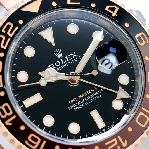 Discount Replica Rolex Gmt-master II 126711chnr Caliber 3285 Automatic Movement 40mm Gold/steel Case Watch - Image 9