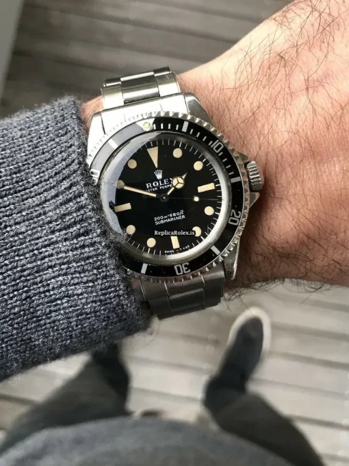 Durable Fake Rolex Submariner 5513 Caliber 1520 Automatic Movement 40mm Steel Case Mens/unisex Watch - Image 11