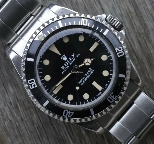 Durable Fake Rolex Submariner 5513 Caliber 1520 Automatic Movement 40mm Steel Case Mens/unisex Watch - Image 2