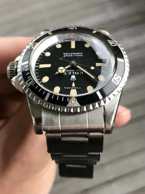 Durable Fake Rolex Submariner 5513 Caliber 1520 Automatic Movement 40mm Steel Case Mens/unisex Watch - Image 8