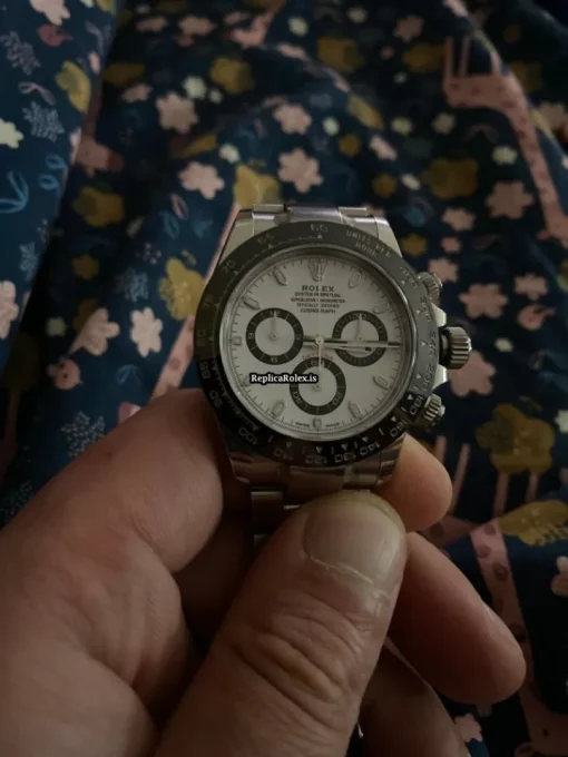 Fantastic Replica Rolex Daytona 116500ln Caliber 4130 Automatic Movement 40mm Steel Case Mens/unisex Watch - Image 5
