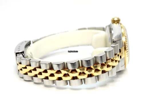 Great Replica Rolex Oyster Perpetual 26 76193 Caliber 2230 Automatic Movement 26mm Gold/steel Case Womens Watch - Image 4