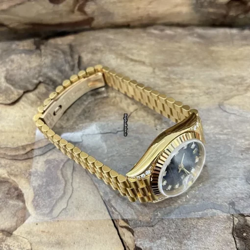 Durable Imitation Rolex Lady-datejust 69238 Automatic Movement 26mm Yellow Gold Case Watch - Image 4