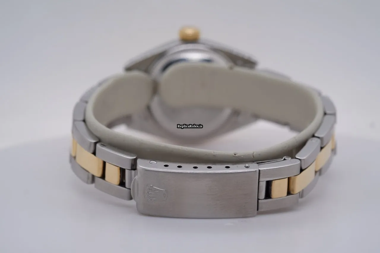 Discount Replica Rolex Oyster Perpetual Lady Date 6916 Caliber 2035 Automatic Movement 26mm Steel Case Womens Watch - Image 3