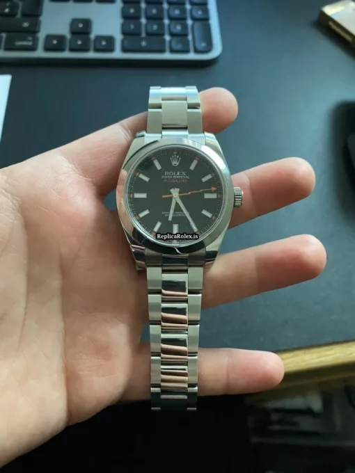 Mind-boggling Replica Rolex Milgauss 116400 Caliber 3131 Automatic Movement 40mm Steel Case Mens/unisex Watch - Image 2