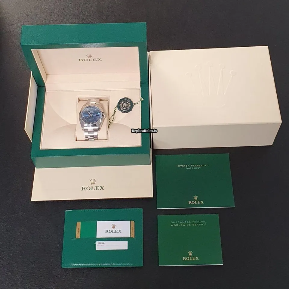 Luxury Replica Rolex Datejust 126300 Automatic Movement 41mm Steel Case Watch - Image 6