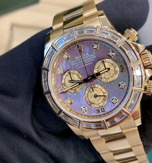 Excellent Replica Rolex Daytona 116568 Automatic Movement Yellow Gold Case Mens/unisex Watch - Image 2