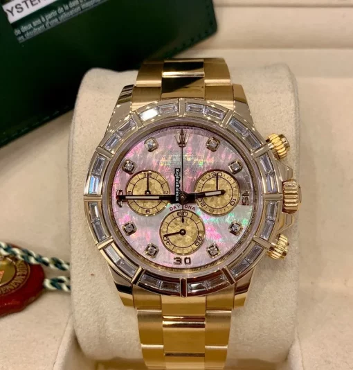 Excellent Replica Rolex Daytona 116568 Automatic Movement Yellow Gold Case Mens/unisex Watch - Image 7