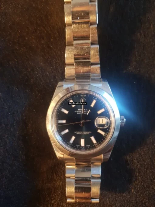 Amazing Replica Rolex Datejust II 116300 Caliber 3136 Automatic Movement 41mm Steel Case Mens/unisex Watch - Image 3