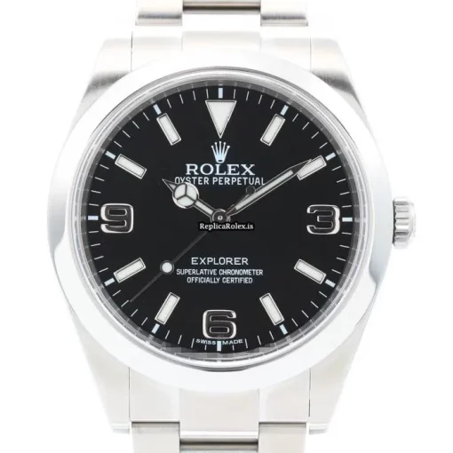 Awesome Imitation Rolex Explorer 214270 Automatic Movement 39mm Steel Case Mens/unisex Watch - Image 2