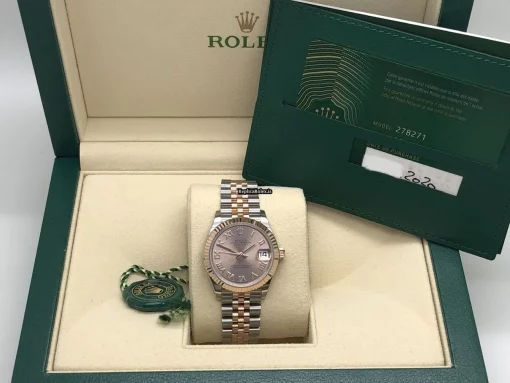 Distinctive Replica Rolex Datejust 278271 Automatic Movement 31mm Gold/steel Case Womens Watch - Image 11