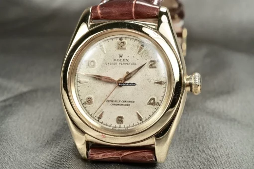 Stylish Replicas Rolex Bubble Back 3131 Caliber 630 Automatic Movement 32.2mmmm Rose Gold Case Mens/unisex Watch - Image 3