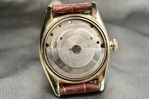 Stylish Replicas Rolex Bubble Back 3131 Caliber 630 Automatic Movement 32.2mmmm Rose Gold Case Mens/unisex Watch - Image 5