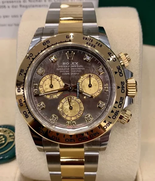 Unique Replica Rolex Daytona 116503 Caliber 4130 Automatic Movement 40mm Gold/steel Case Mens/unisex Watch - Image 6