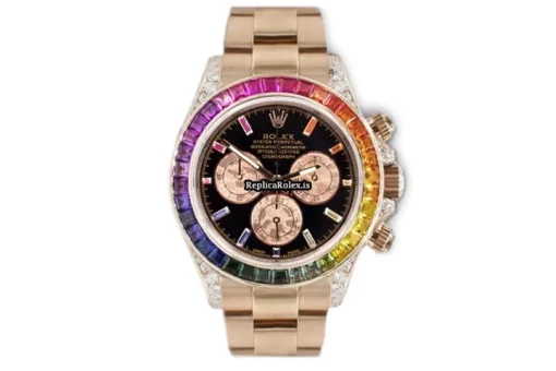 Perfect Replica Rolex Daytona 116505 Automatic Movement 40mm Rose Gold Case Watch