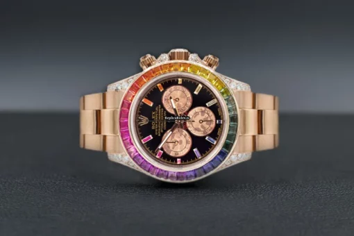 Perfect Replica Rolex Daytona 116505 Automatic Movement 40mm Rose Gold Case Watch - Image 5