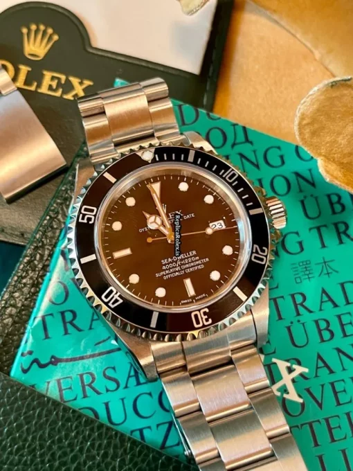 Unique Imitation Rolex Sea-dweller 4000 16600 Caliber 3135 Automatic Movement 40mm Steel Case Mens/unisex Watch - Image 5