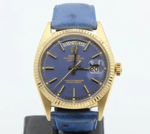 Defect Fake Rolex Day-date 1802 Caliber 1556 Automatic Movement 36mm Yellow Gold Case Mens/unisex Watch