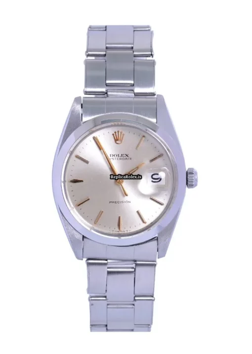 Offering Replica Rolex Oyster Precision 6694 Caliber 1225 Manual Winding Movement 34x40mm Steel Case Mens/unisex Watch