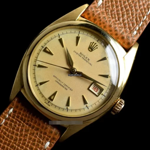 Special Replicas Rolex Datejust 6104 Automatic Movement 36mm Yellow Gold Case Mens/unisex Watch