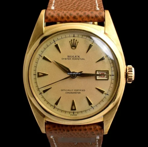 Special Replicas Rolex Datejust 6104 Automatic Movement 36mm Yellow Gold Case Mens/unisex Watch - Image 2
