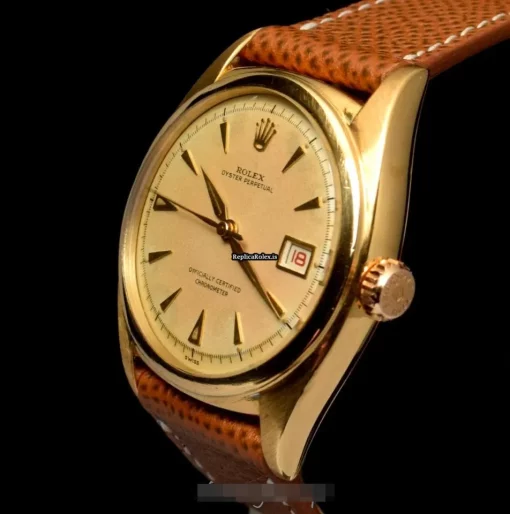 Special Replicas Rolex Datejust 6104 Automatic Movement 36mm Yellow Gold Case Mens/unisex Watch - Image 3