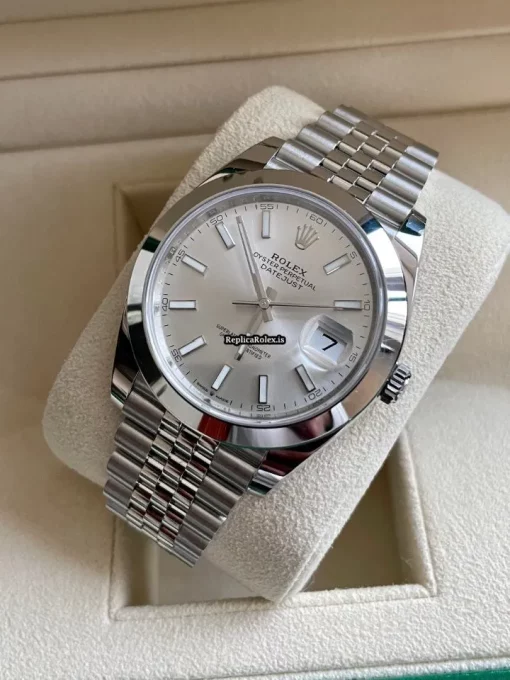 Well Made Fake Rolex Datejust 126300 Caliber 3235 Automatic Movement 41x48mm Steel Case Mens/unisex Watch - Image 2