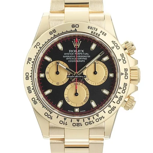 Swiss Replica Rolex Daytona 116508 Caliber 4130 Automatic Movement 40mm Yellow Gold Case Watch