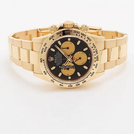 Swiss Replica Rolex Daytona 116508 Caliber 4130 Automatic Movement 40mm Yellow Gold Case Watch - Image 10