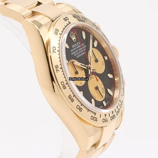 Swiss Replica Rolex Daytona 116508 Caliber 4130 Automatic Movement 40mm Yellow Gold Case Watch - Image 11