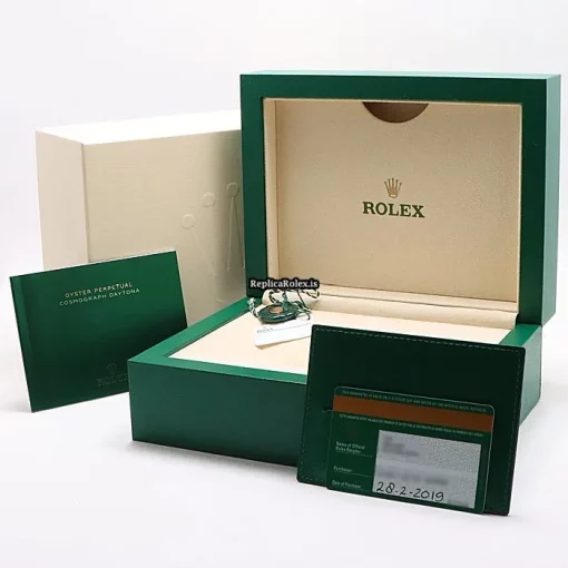 Swiss Replica Rolex Daytona 116508 Caliber 4130 Automatic Movement 40mm Yellow Gold Case Watch - Image 4